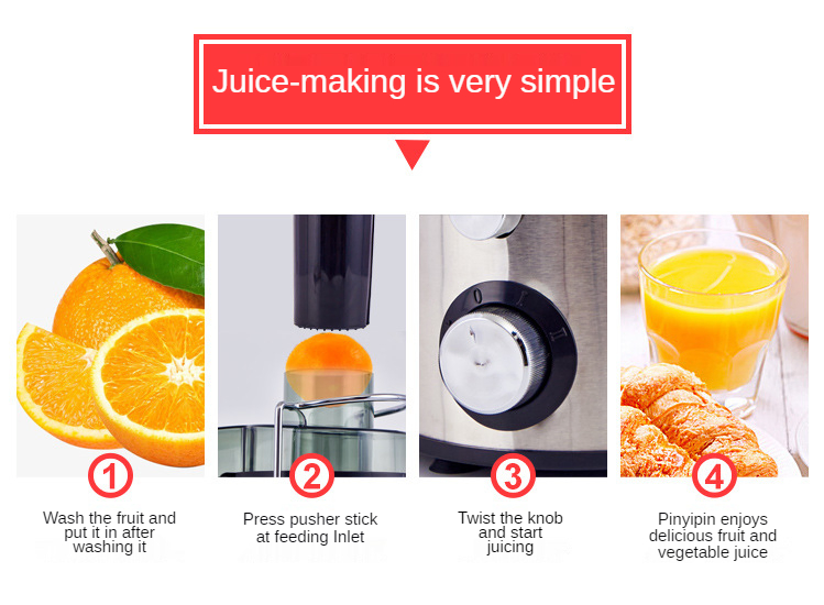 Electric Extractor Juicer China Factory Wholesale Price Fruit Juice Extractor Juicer Sokany Juicer Machine Automatic Orange Juicer Automatic Citrus Juicer Sale