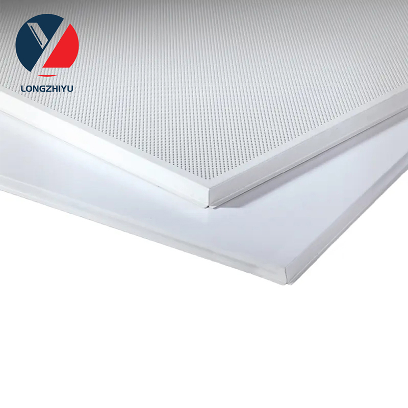 Metal Decorative Material Ceiling Aluminum Drop Ceiling Tiles 600X600 Clip in Suspended False Ceiling Tiles