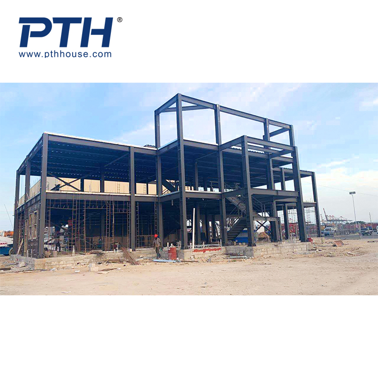 Three Story Steel Structure for Office Building