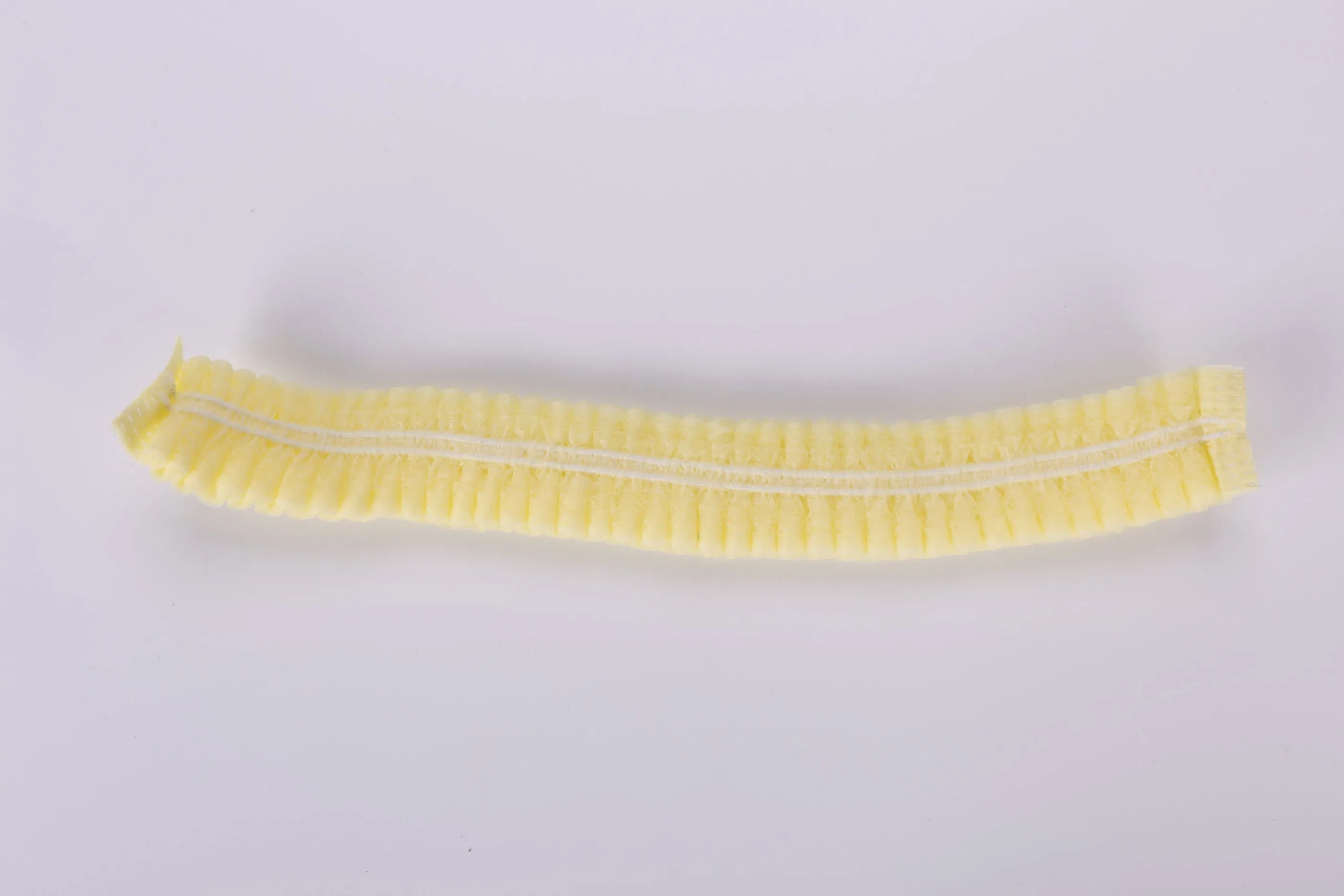 Disposable 21'' Polypropylene Black Clip Cap for Food Processing Non Woven Disposable Hair Net Black Cofias Cap