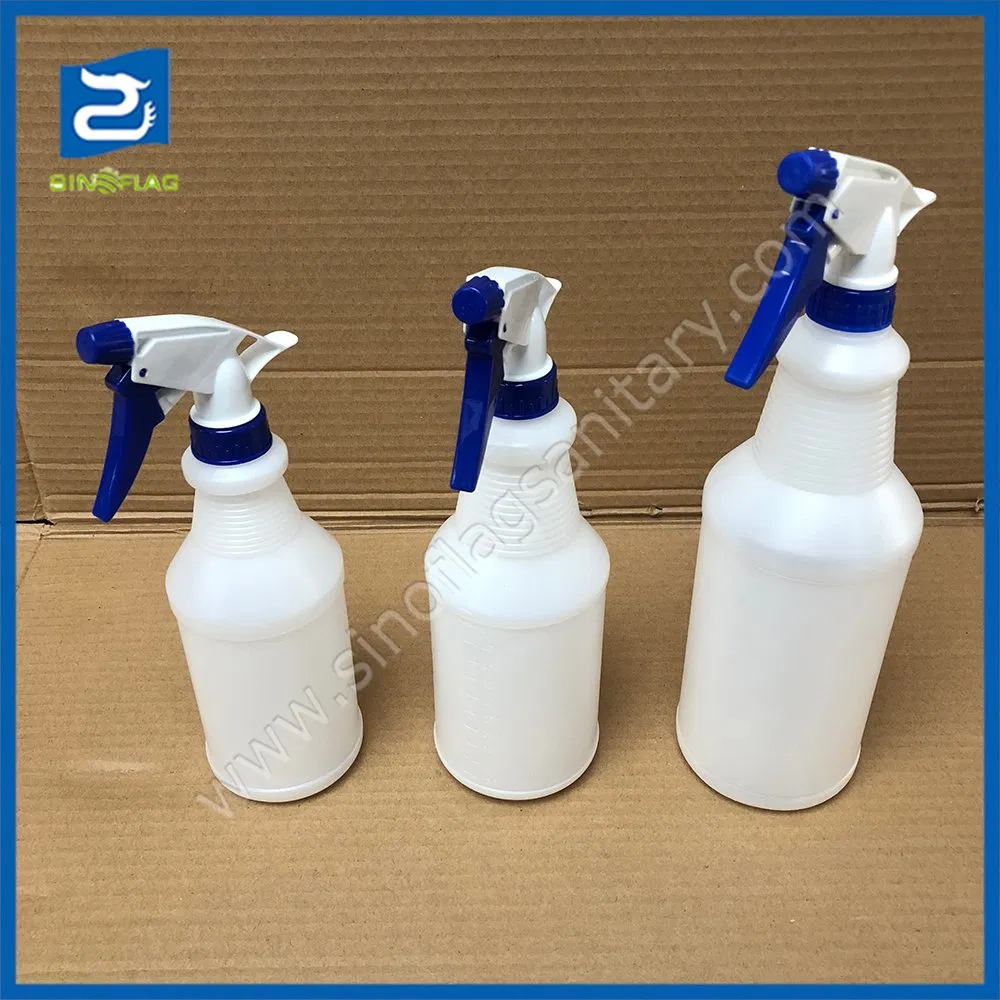 Plastic Spray Bottle with The Adjustable Press Nozzle 0.5 Liter Spray Bottles with Trigger