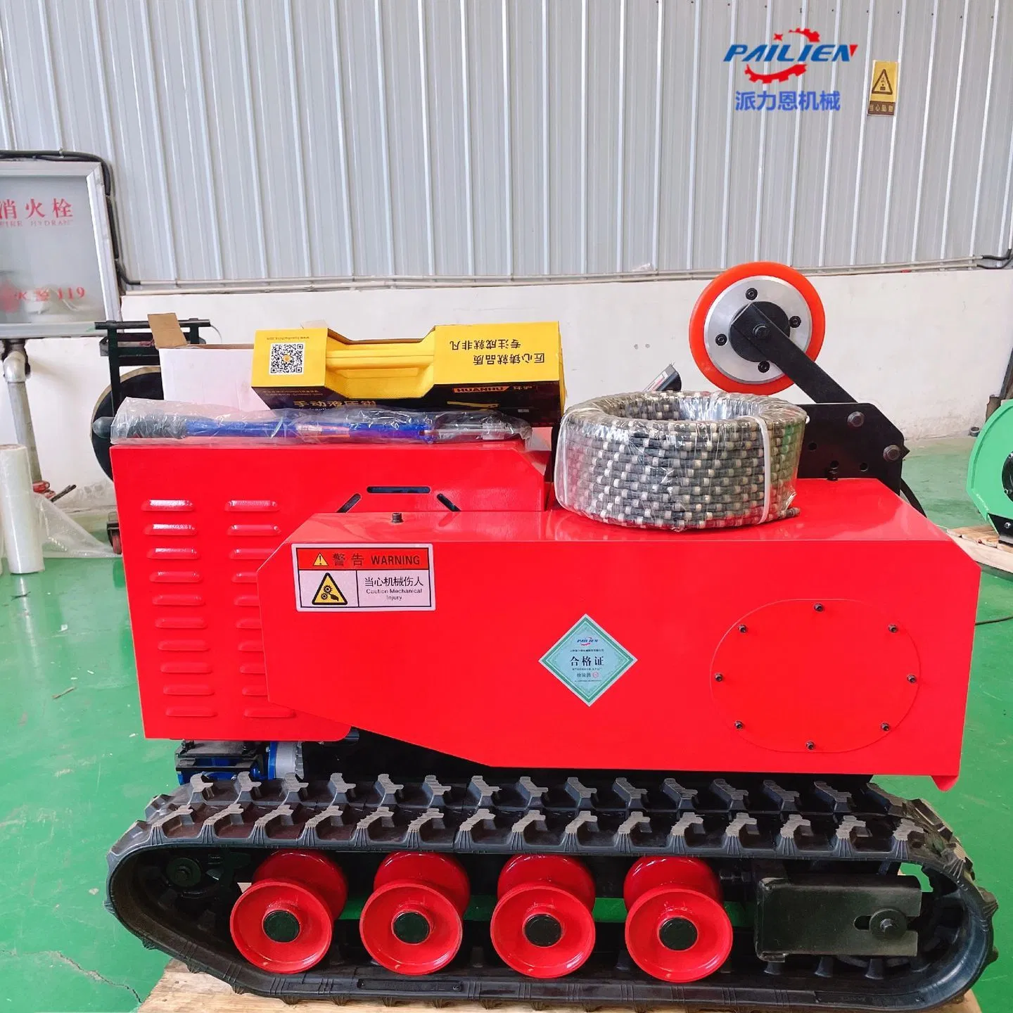 Remote Control Electric Wire Saw for Demolition Bridge Pier and Foundation Cutting