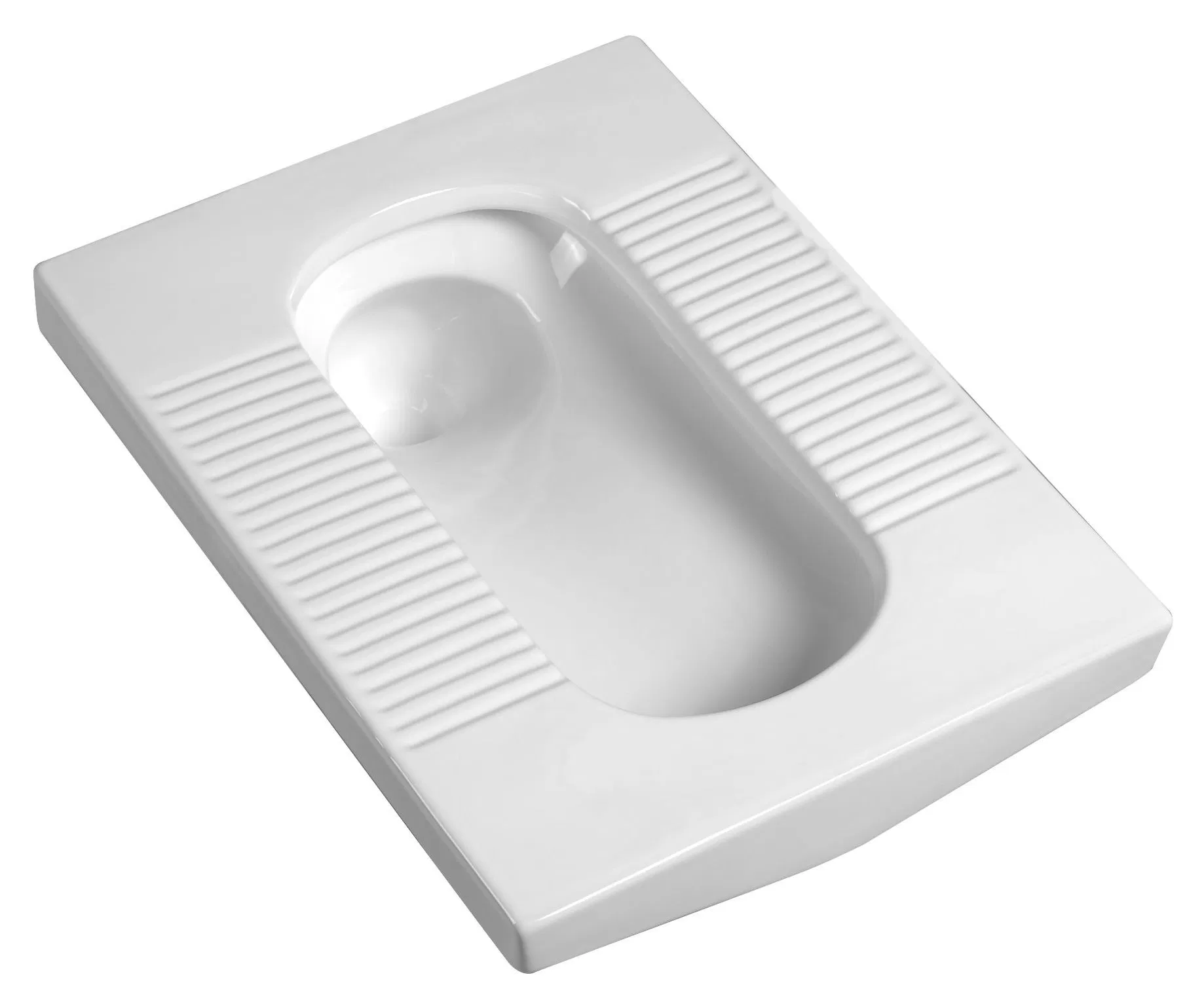 Hot Sales Squatting Pan Toilet Ceramic Wahshdown Toilet Squatting Pan with Cover Bathroom Squat Pan