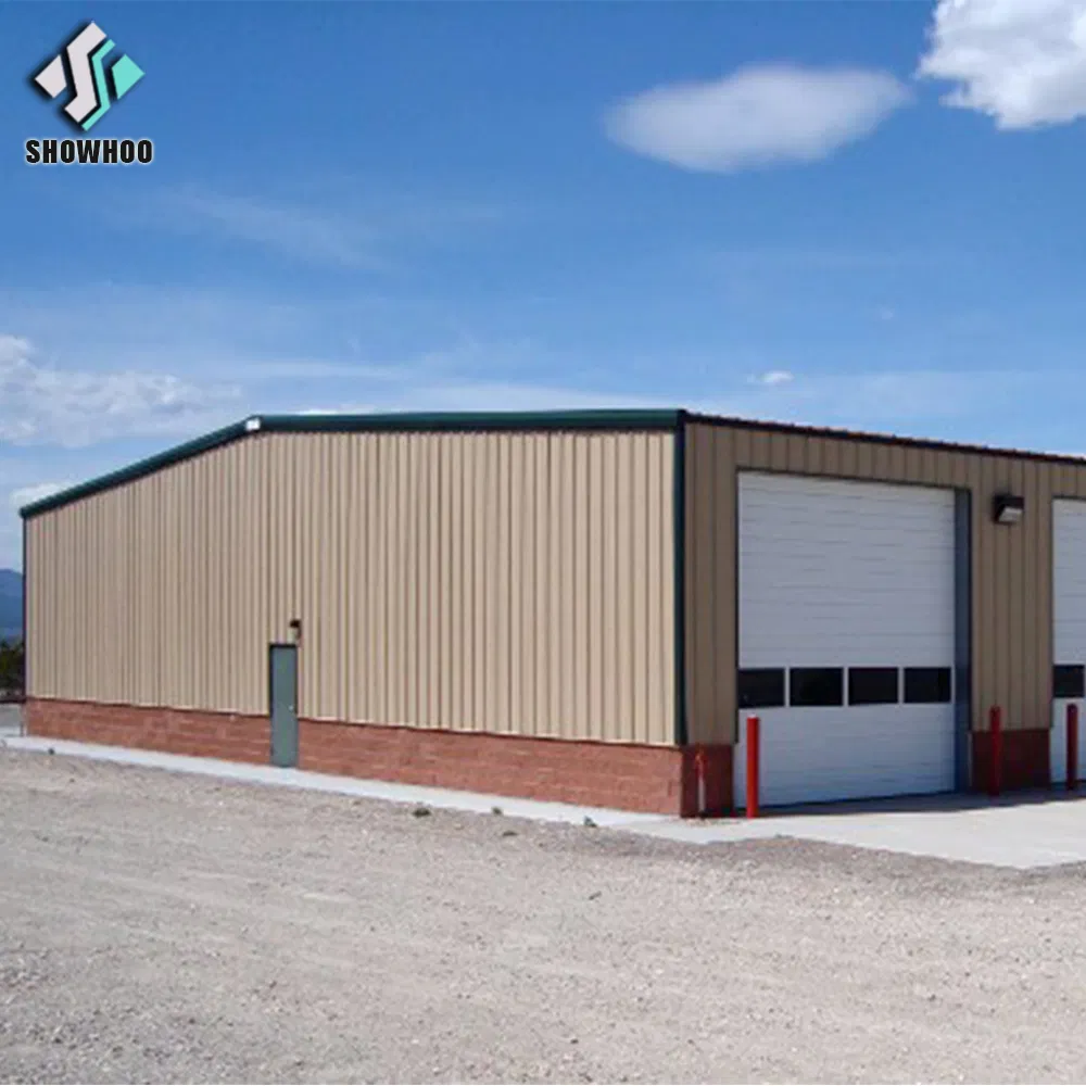 New Design Quick Build Prefab Steel Structure Garage Building Prefabricated Steel Car Workshop