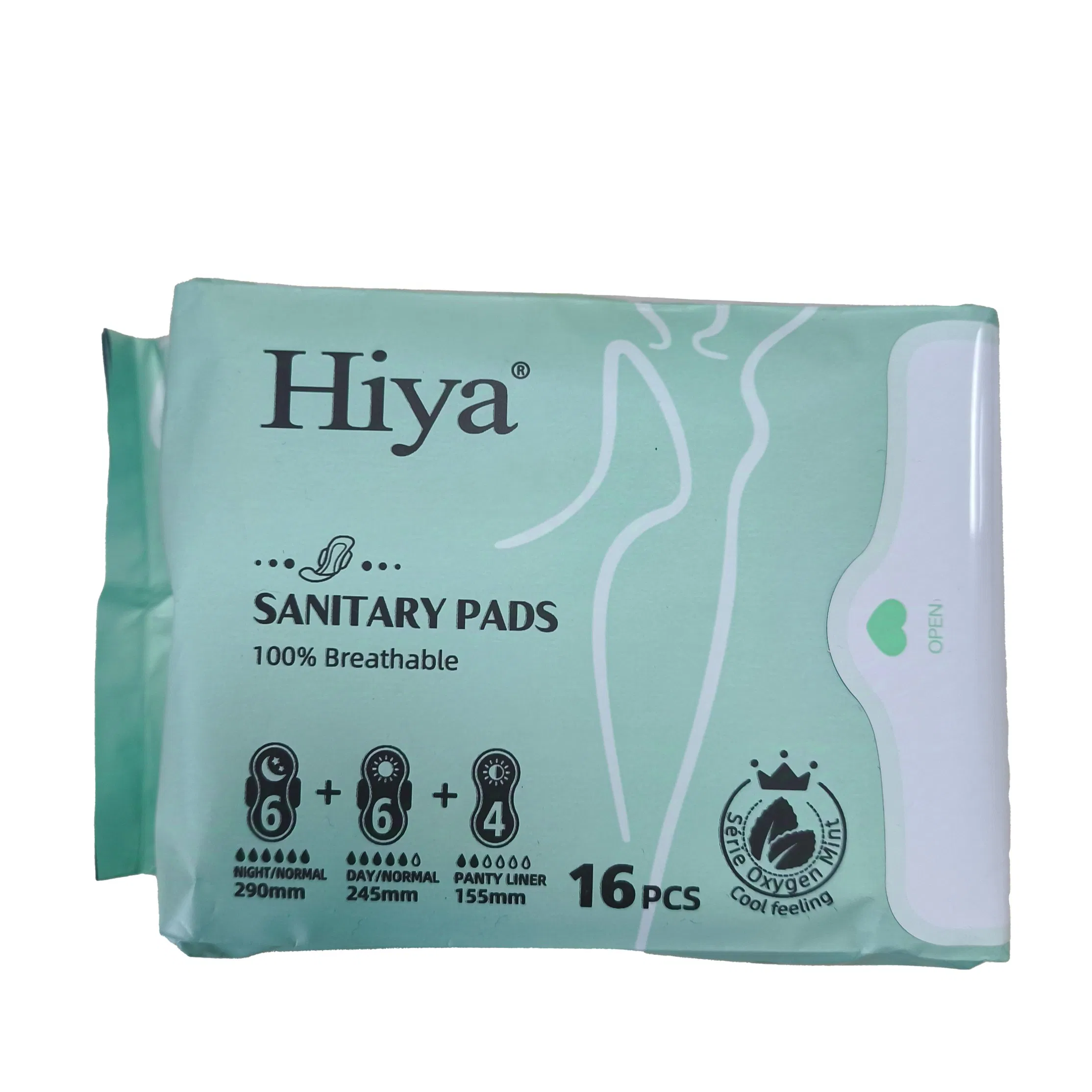 Mint Chip Cool Feeling Sanitary Napkins for Women Using