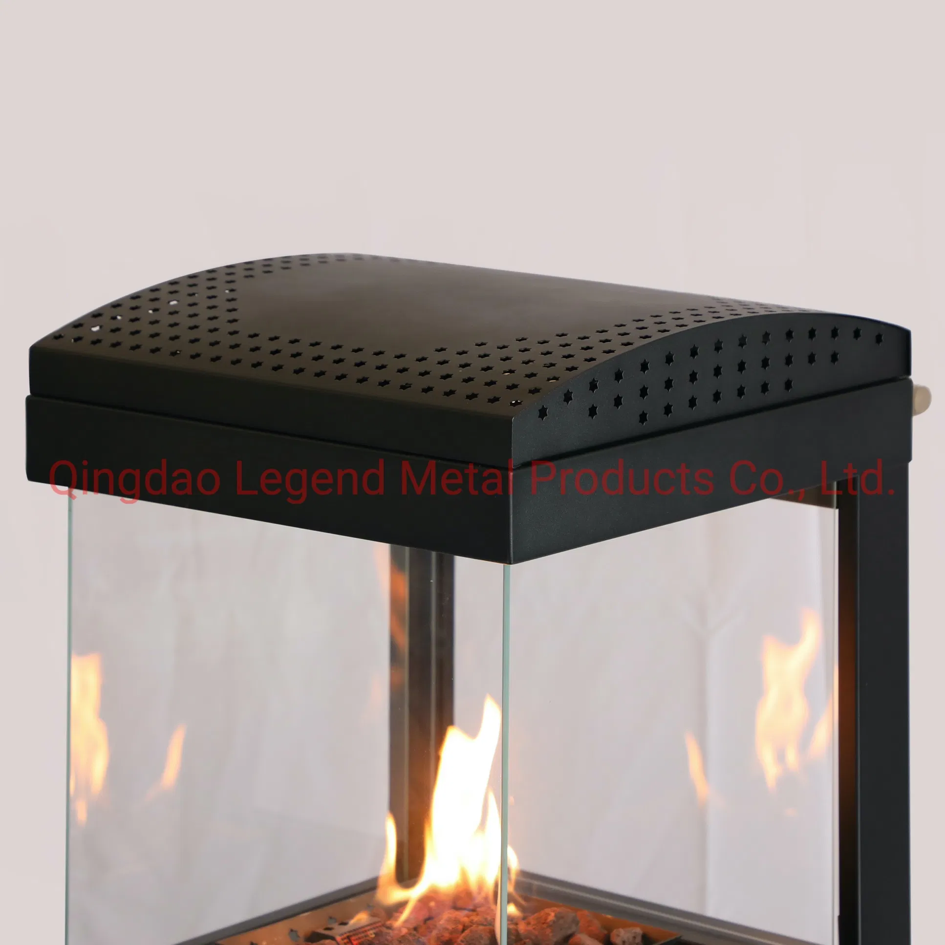 LPG Outdoor Gas Fireplace with Glass View Flame with 7.3 Kw