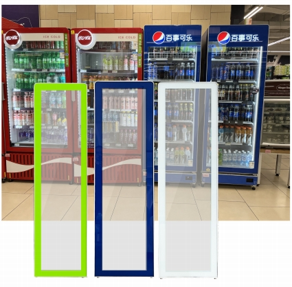 Glass Door of Freezer, Transparent Cooler Display Cabinet Glass Door