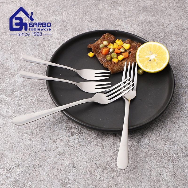 Stainless Steel Golden Dinner Fork for Western Dinner Eating for sale