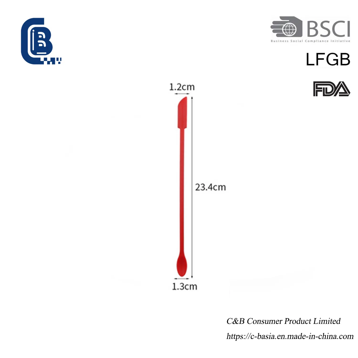 Non-Stick Silicone Cake Scraper - Heat-Resistant Baking Spatula for Cream & Butter
