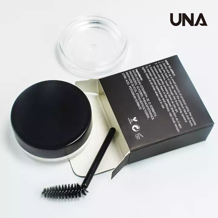 No Need DIP Water Super Soft and Sticky Amino Acid Custom Private Label Shaping Effect Eyebrow Styling Clear Gel