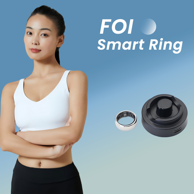 Support OEM & ODM Monitor Sleep & Health Wireless Charging Smart Health Ring