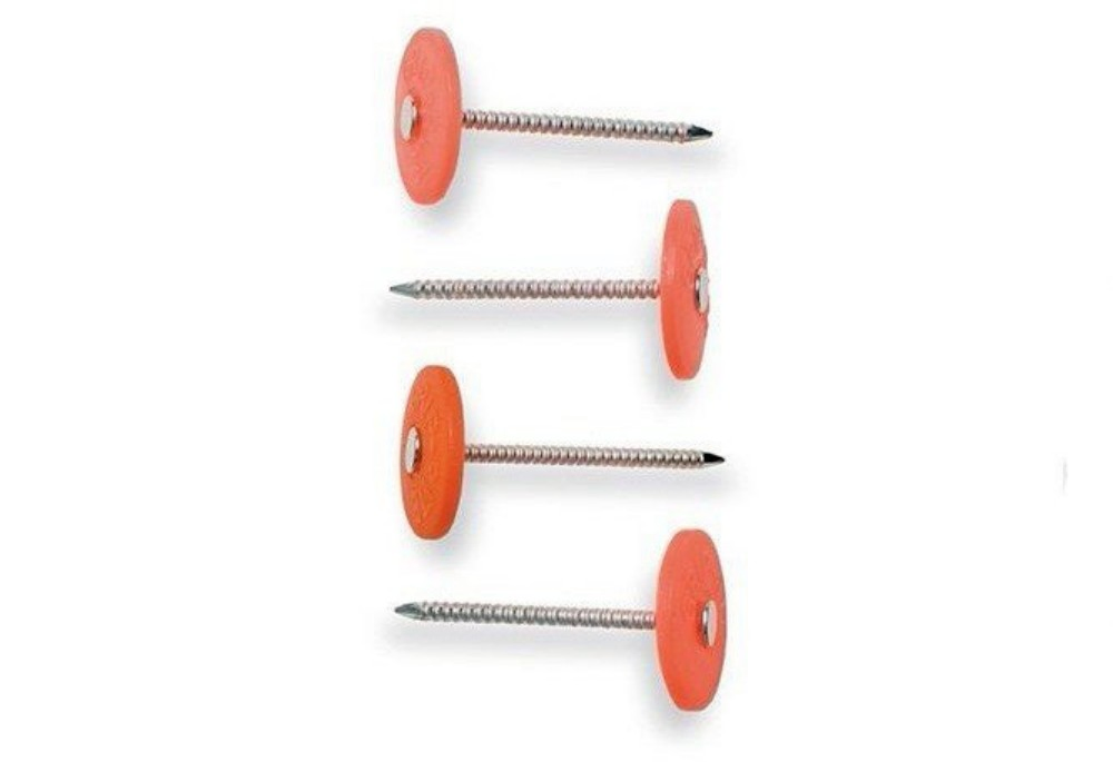3/4" Plastic Round Cap Roofing Nails