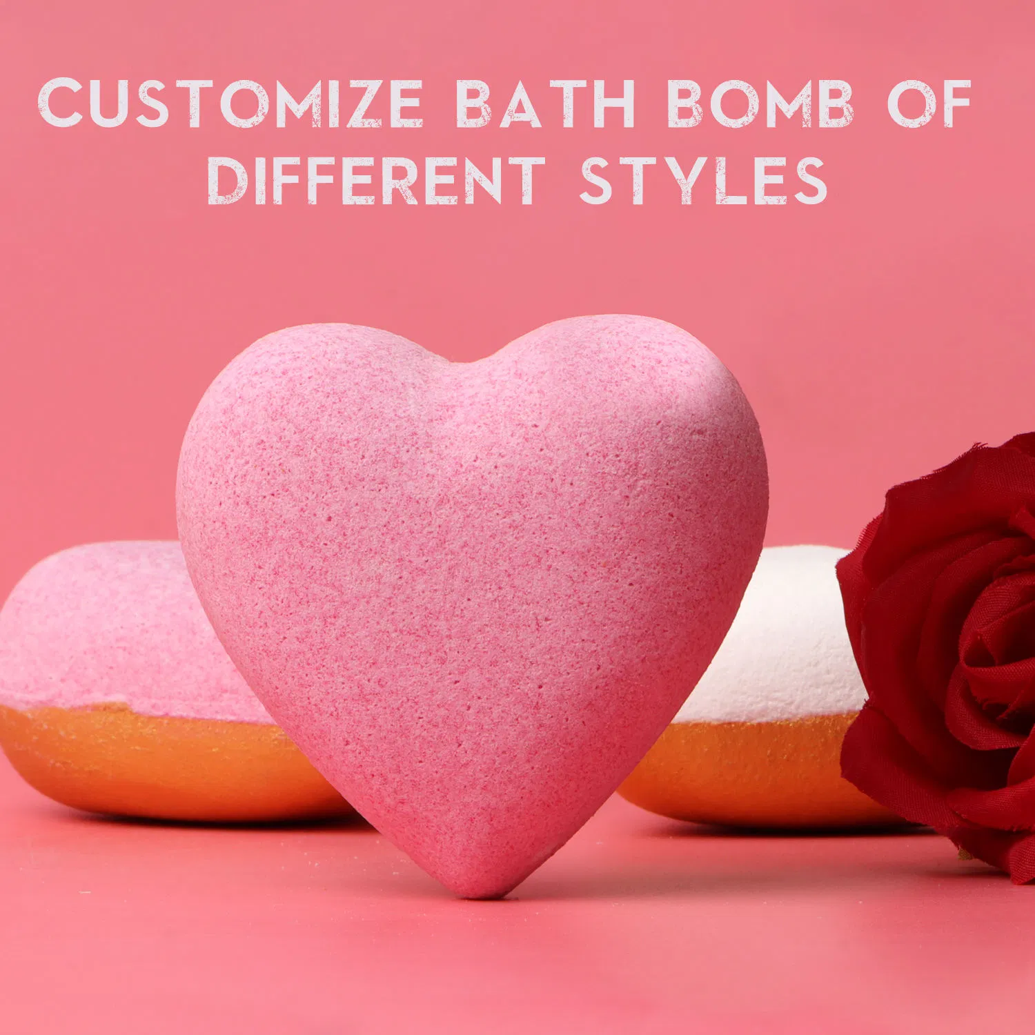 Handmade Vegan Relaxing Bath Bombs with Essential Oils for Aromatherapy