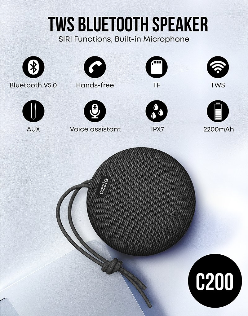 Портативная Bluetooth-колонка OZ-C200 Mini PRO