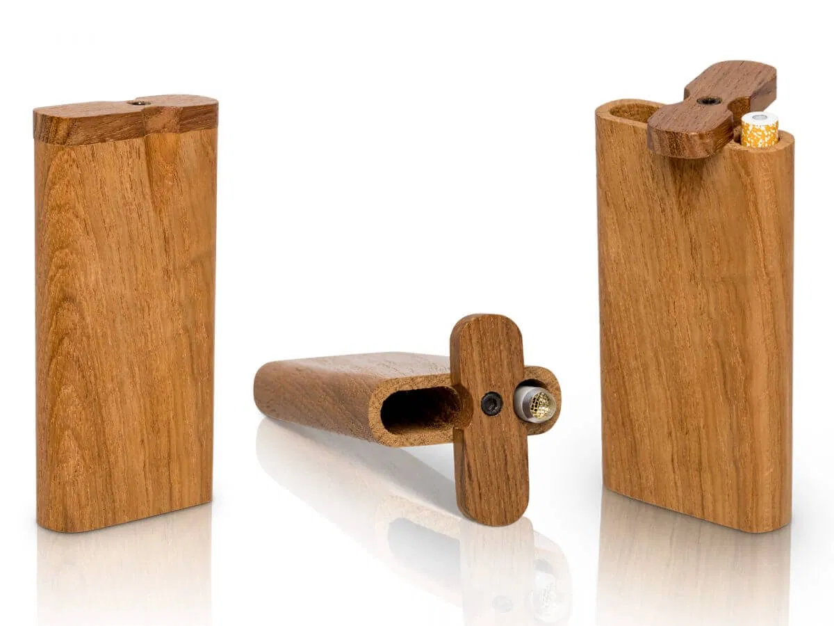 Luxury Smoking Accessories Kit Solid Light Classic Wood Dugout