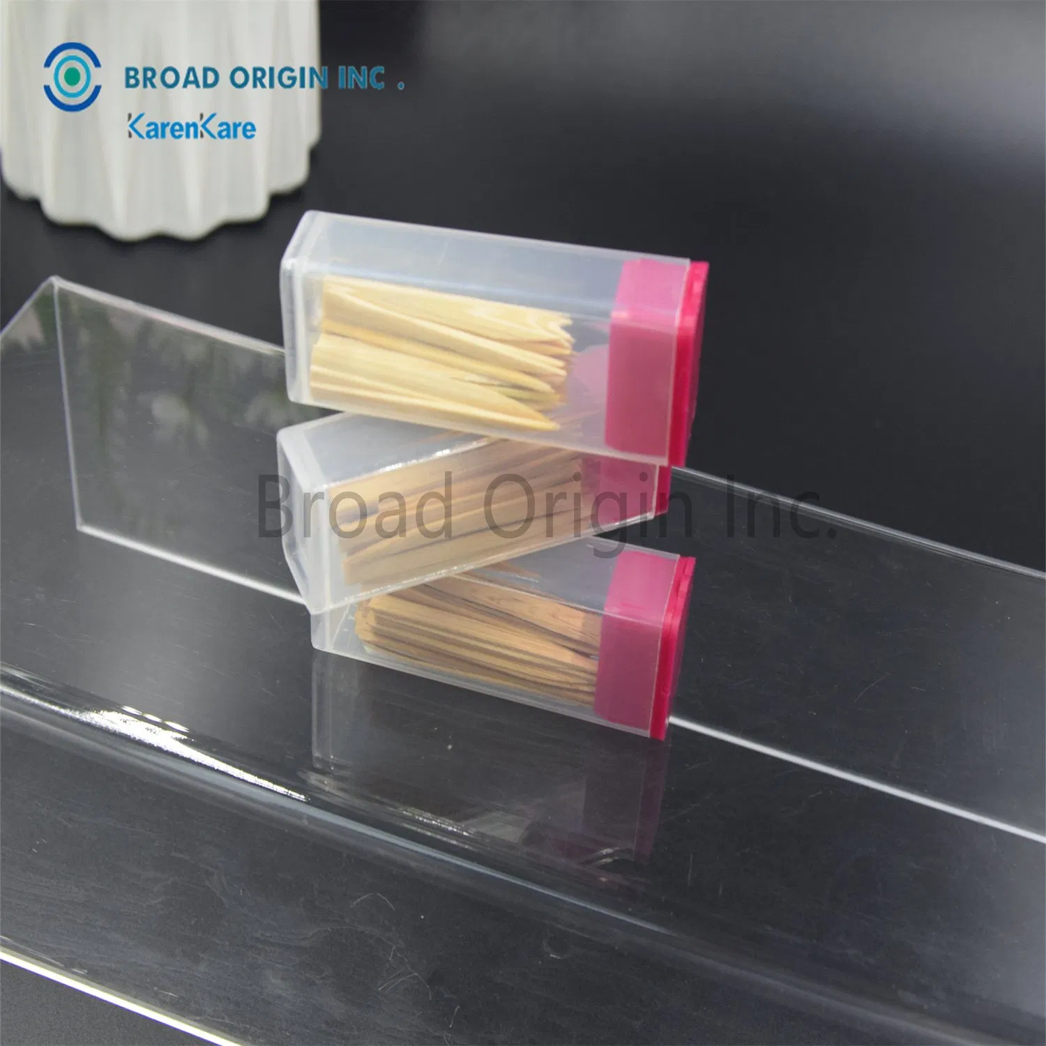Eco-Friendly Bamboo Toothpicks Biodegradable for Teeth Cleaning Interdental Brush Picks
