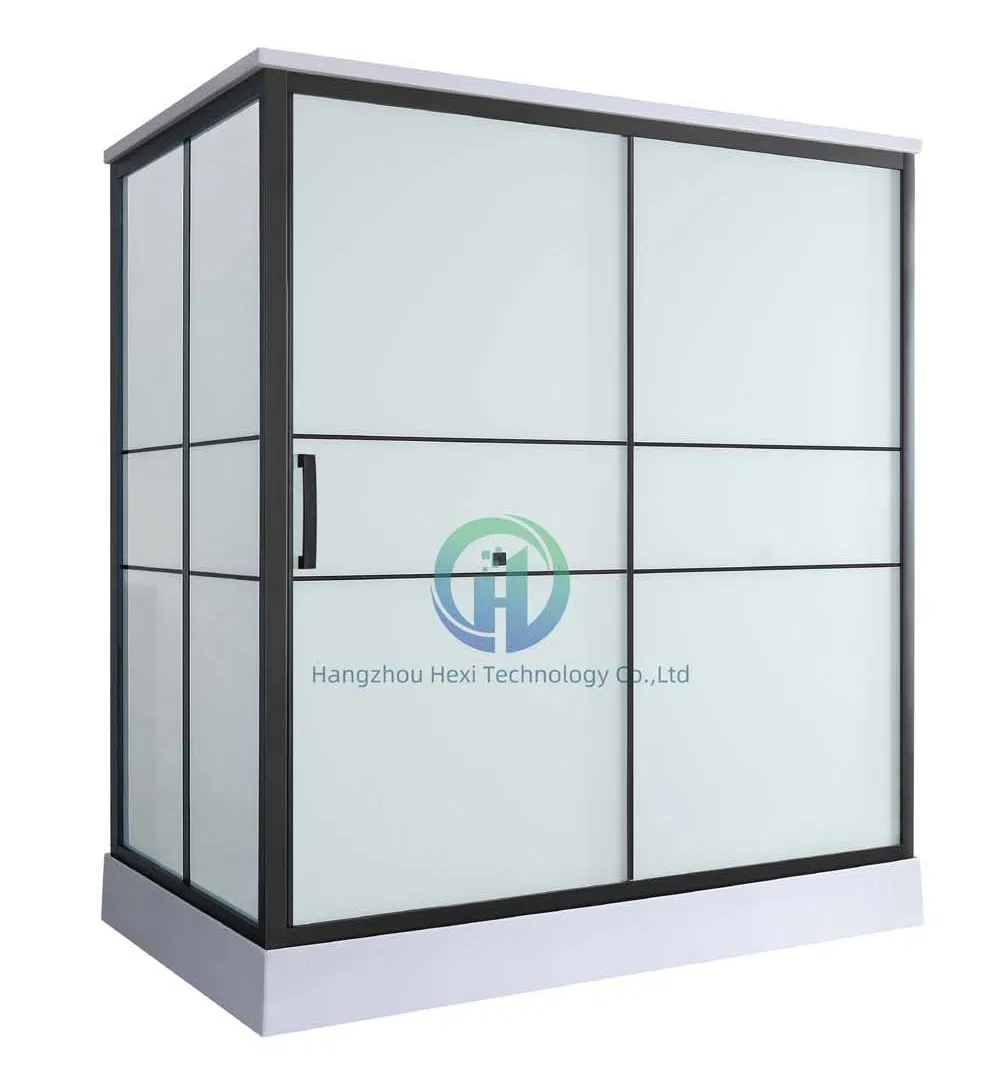 Square Tray Sleek Bathroom Solution with Prefab