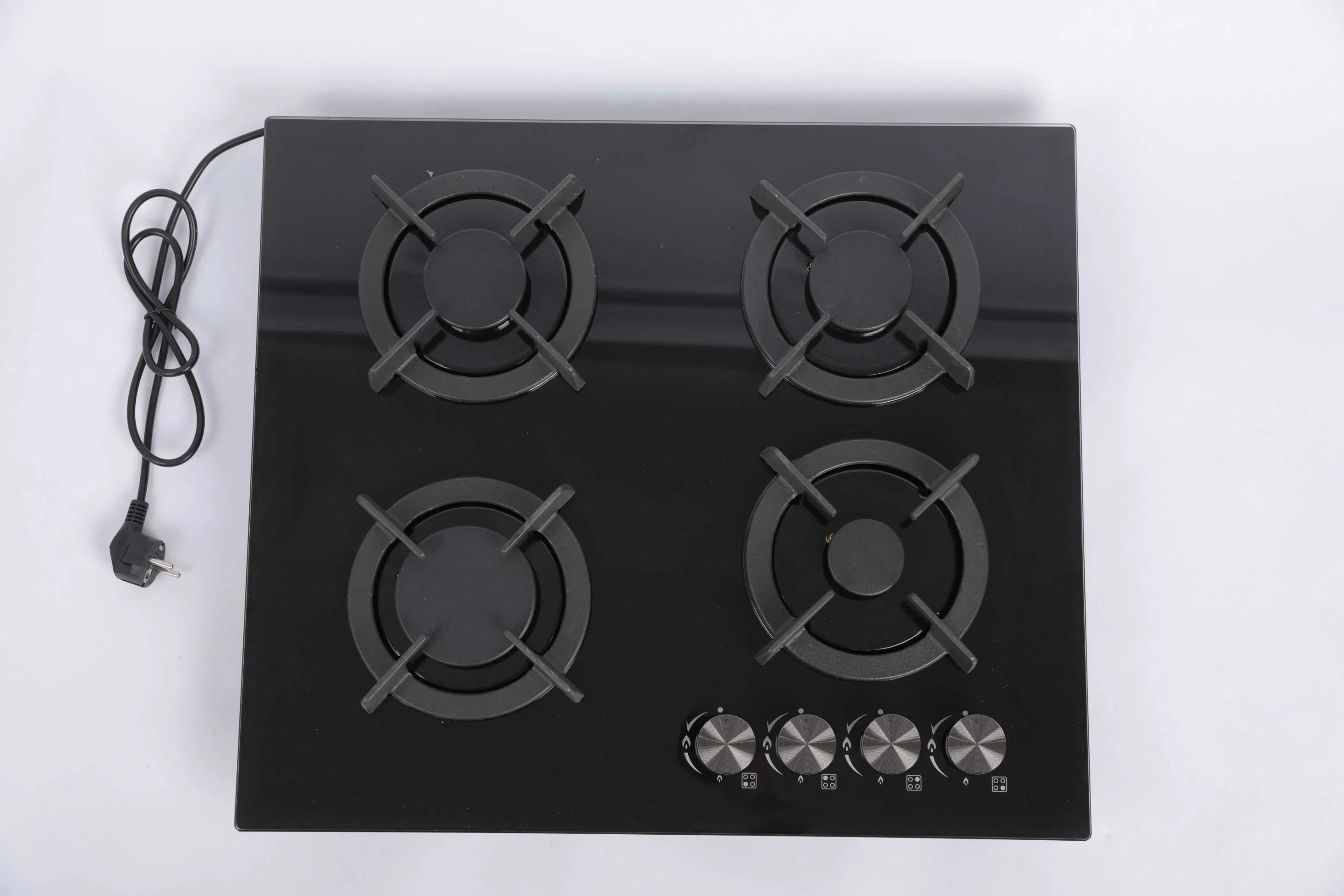 Glass Four-Head Embedded Gas Stove Multi-Head Stove Liquefied Coal Natural Gas Fire Gas Stove