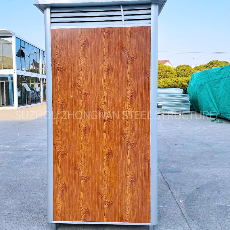 Boxable Grain Prefab Steel Mobile Portable Lavatory Temporary Toilet Factory Price