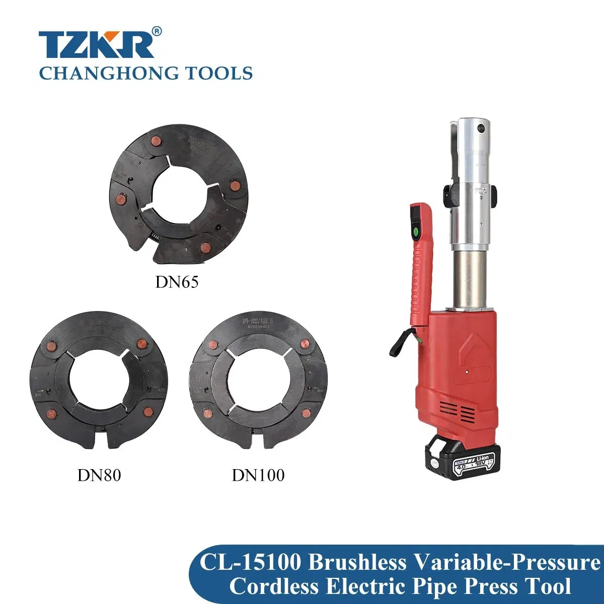 Cl15100 Electric Press-Changeable Hydraulic Battery Powered Brushless Variable-Pressure Cordless Crimping Tool