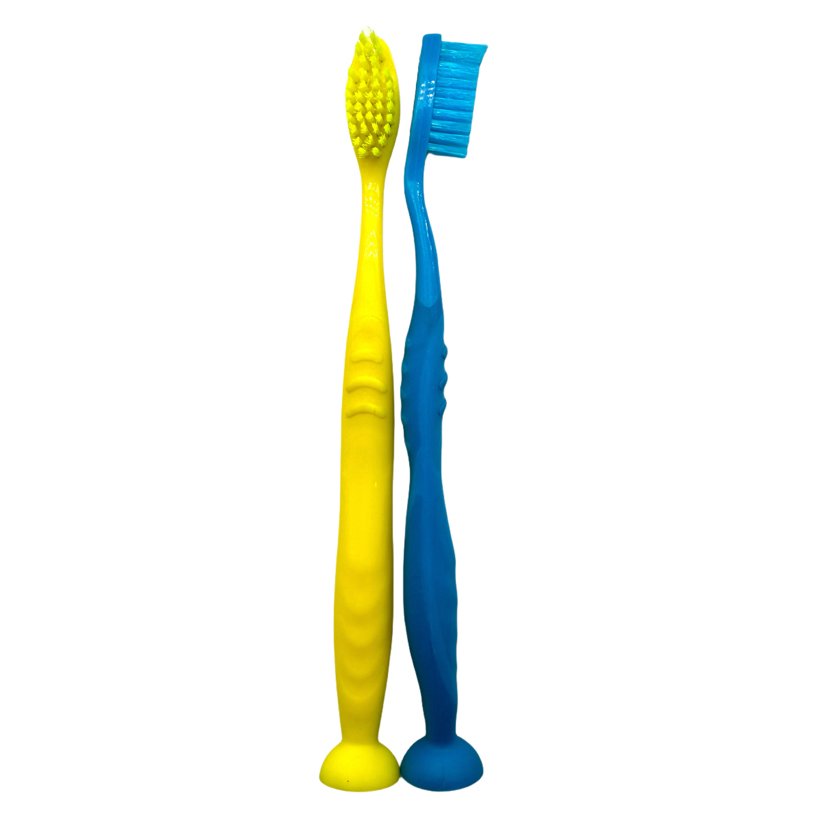 New Design Medium Adult Toothbrush Tooth Brush with Suction
