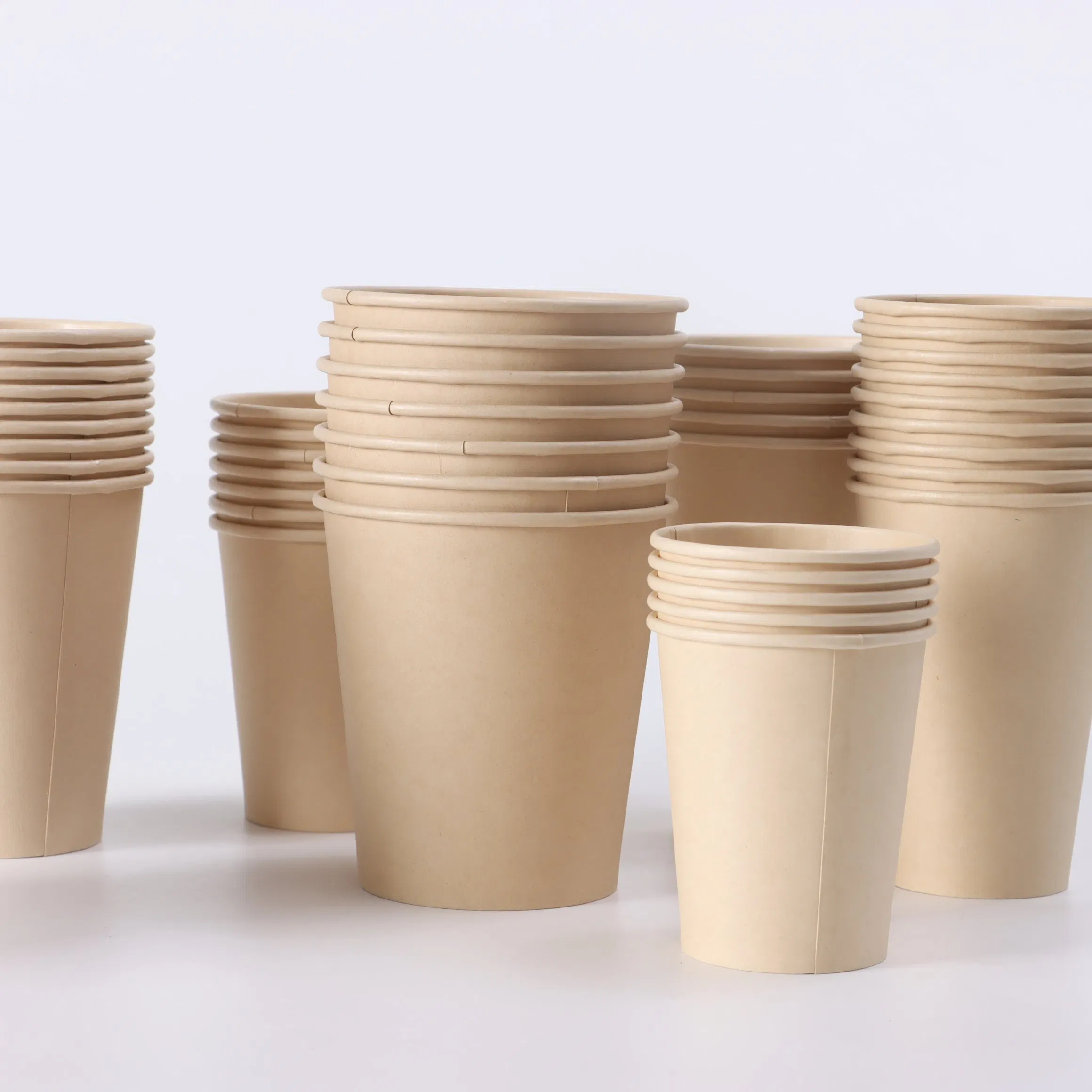 Бамбуковая бумажная чашка 10oz для кемпинга и вечеринок