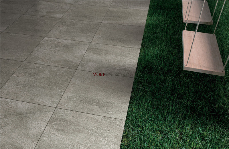 600X600mm Anti Slip Grey Outdoor Porcelain Floor Tile Around Pool