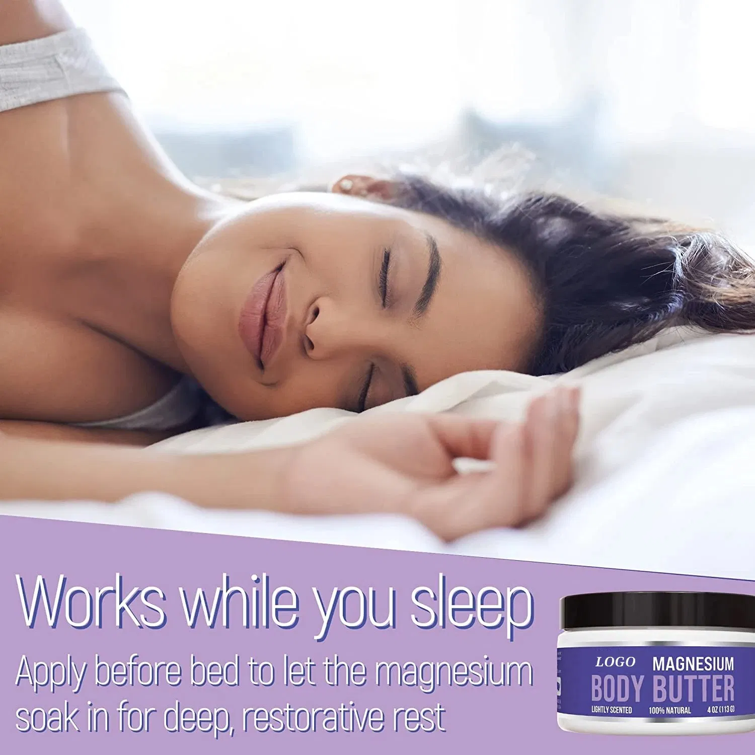 Beauty Cosmetics Skin Care Improves Sleep Muscle Soreness Body Butter - Magnesium Cream
