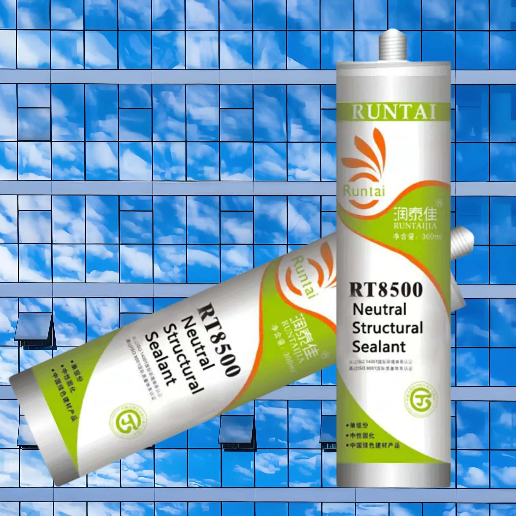 Yes Construction Runtai Carton 300ml Customizable Glass Curtain Wall Sealant