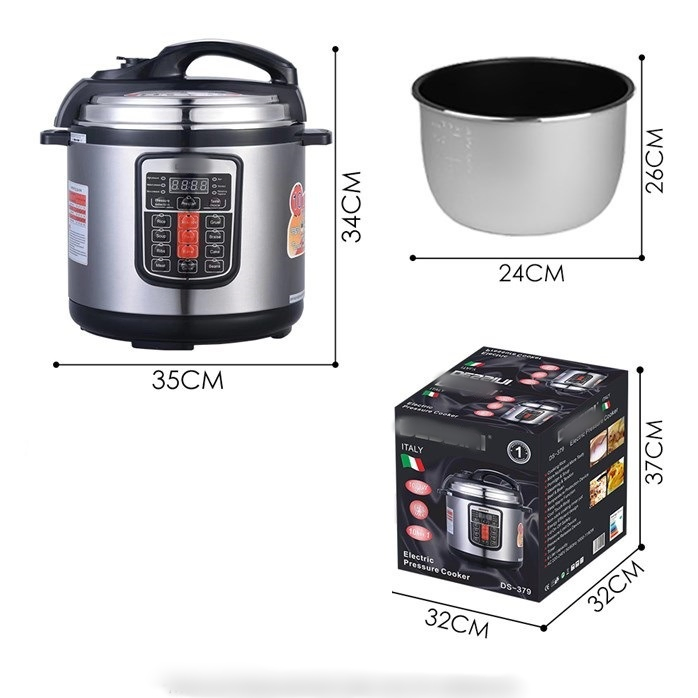 Factory Direct 6L Non-Stick Coating Inner Pot Electric Pressure Cooker