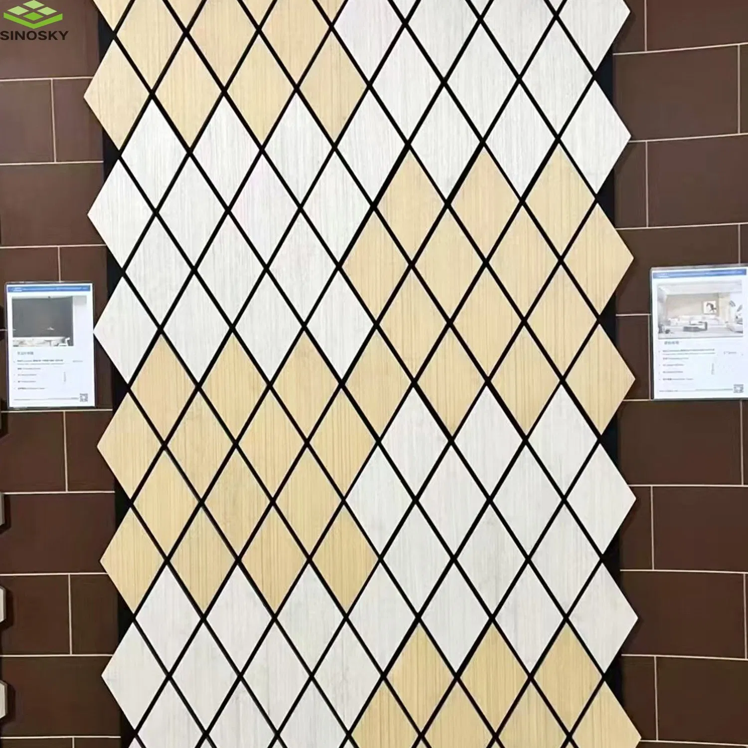 Soundproof Acoustic Pet Felt Building Material Ceiling Panel /Sinosky Wood Acoustic Panels