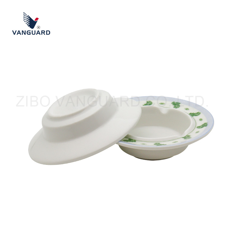 Novelty Outdoor Smoking Ashtray White Custom Ceramic Ashtray for Cigarette