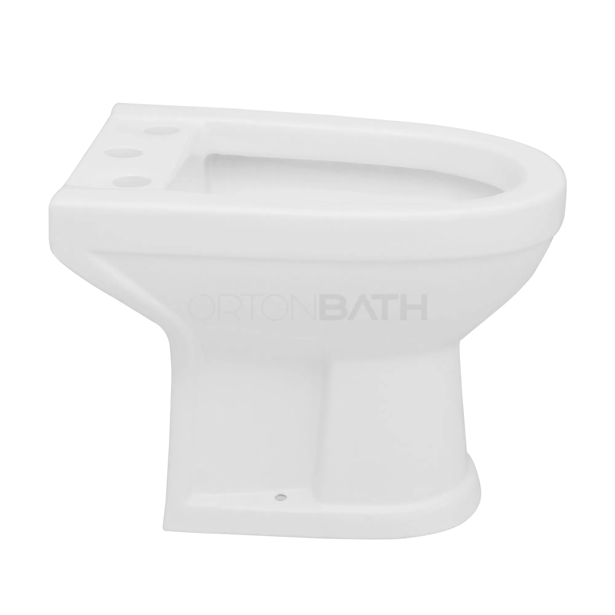 Ortonbath Floor Mounted 3 Tap Holes Toilette Bidet Hospital Elder Lady Care One Piece Ceramic Wc Toilet Bidet Special Care Bidet