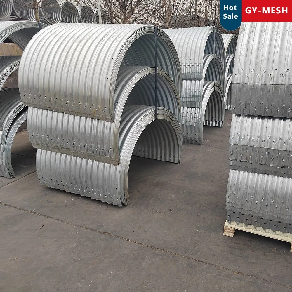Flange Nested Corrugated Steel Pipe and Overlapped Corrugated Steel Pipe Culvert