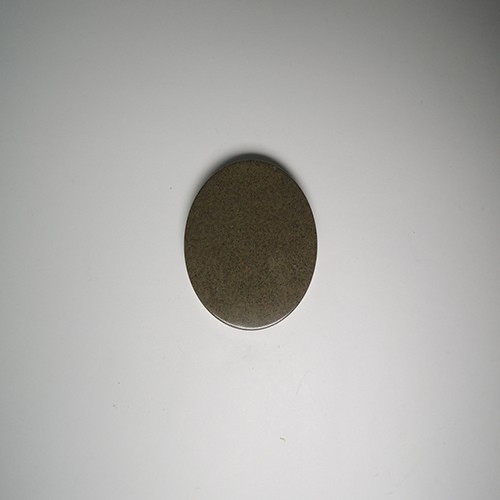 2021 Dark Color Mini Wooden Round Compact Case Packaging Used Reusable