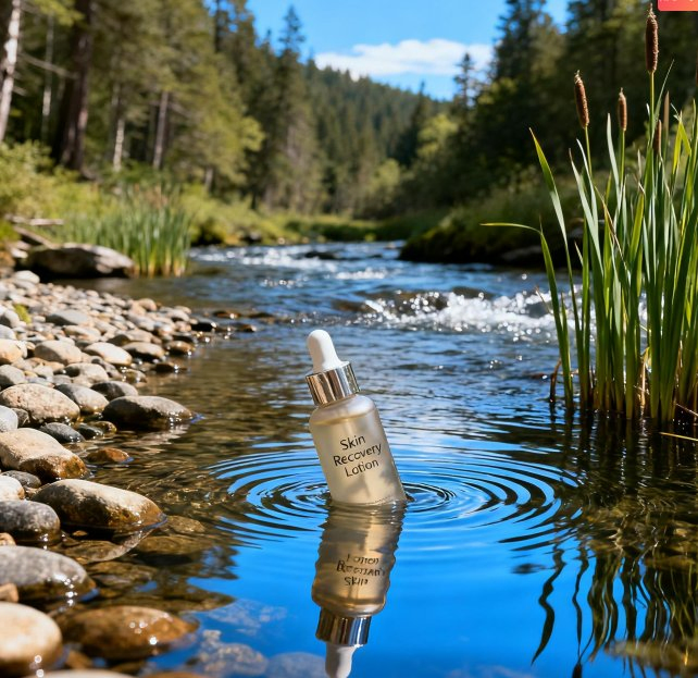 Moisturizing Ceramide Np and Panthenol Nourishing Face Lotion for Dry Patches and Flaky Skin Repair