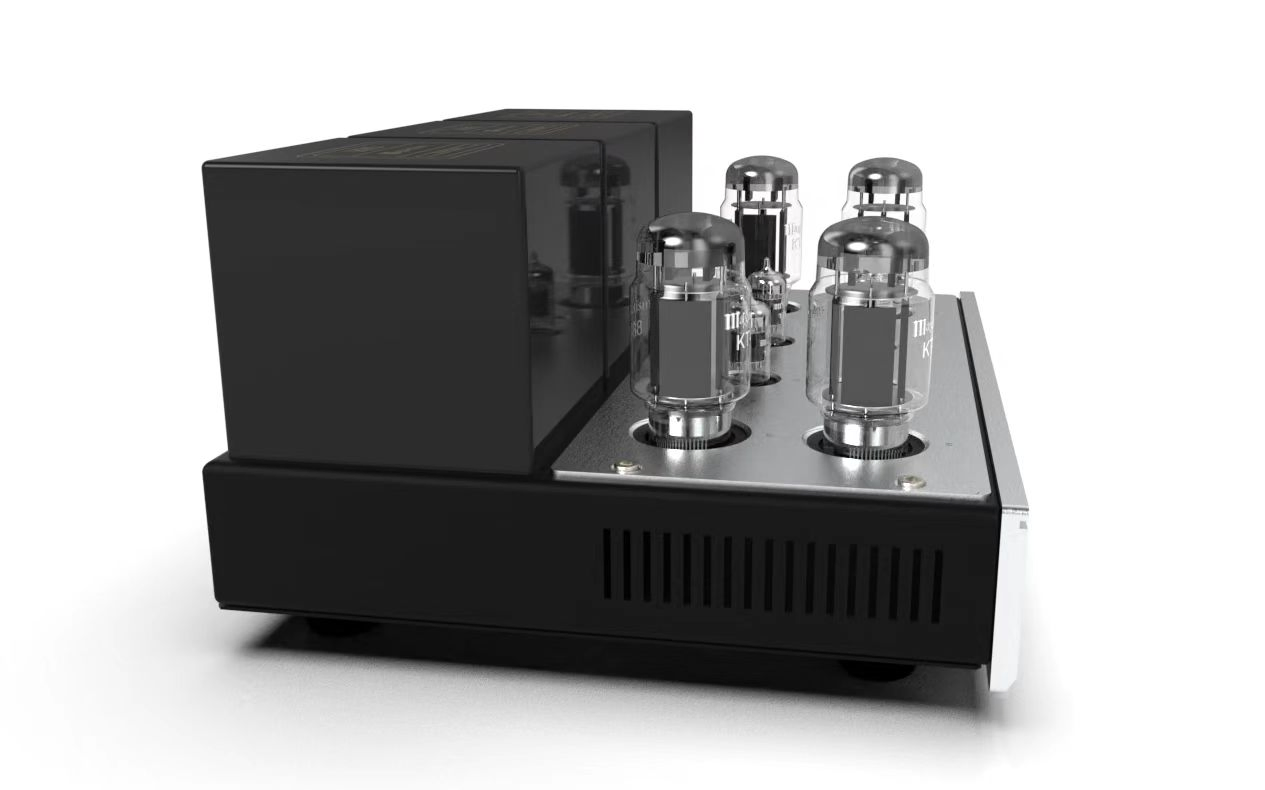 External Stereo Tube Amplifiers with Kt88 Vacuum Tubes
