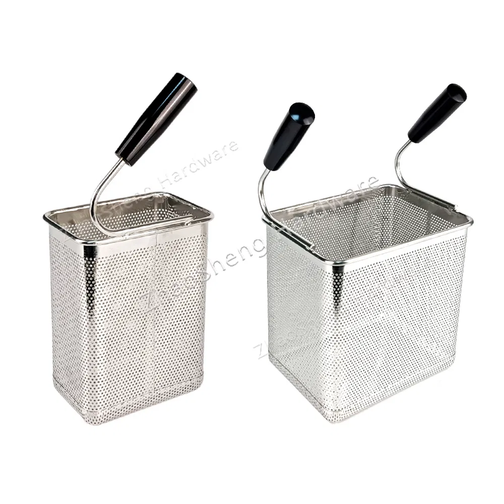 Commercial Stainless Steel Noodle Strainer Boiling Pasta Cooker Basket
