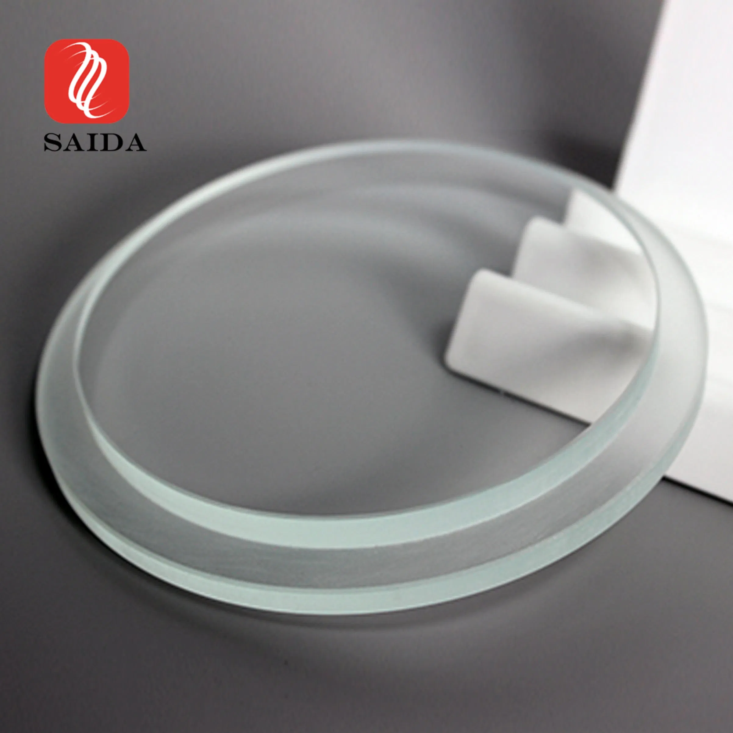 Закаленное стекло 8мм с фрезерованным краем для светильников