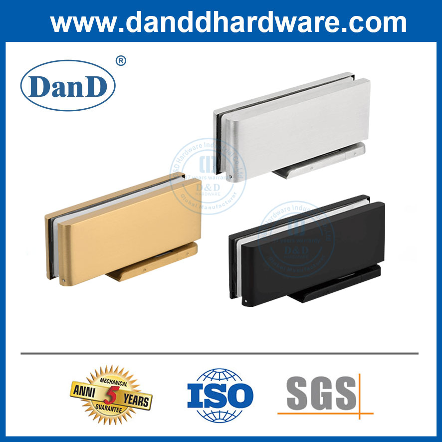 Commercial Glass Door Accessories Hydraulic Non Digging Floor Spring Hinge Patch Fitting