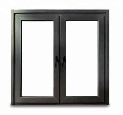 UPVC Profile Swing Window Casement Window with Double Glass