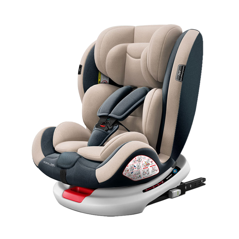 360-Degree Rotating Child Safety Car Seat for Ages 0-12