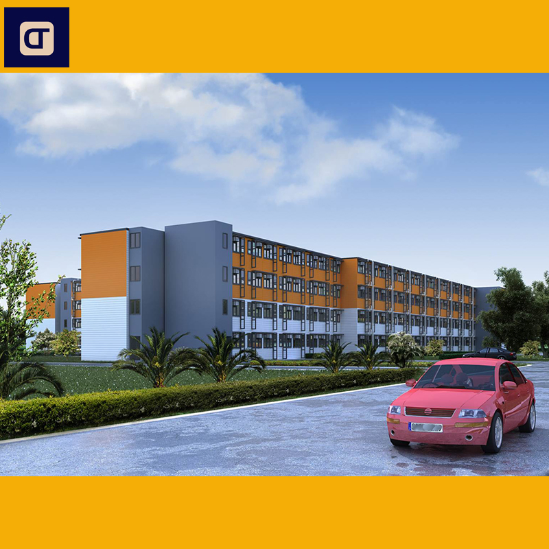 Prefab Steel Structure High Rise House Buildings Prefabricated