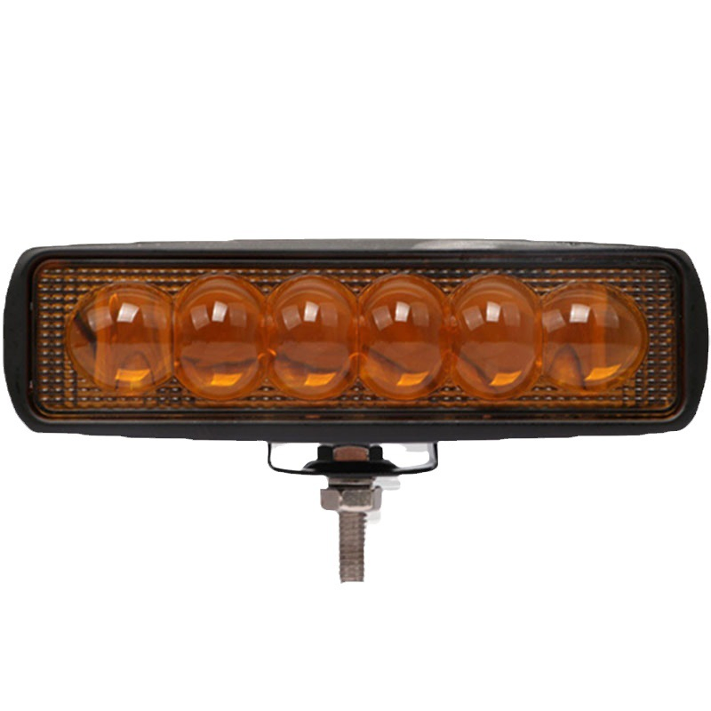 Желтая водонепроницаемая светодиодная световая балка 6LED для авто