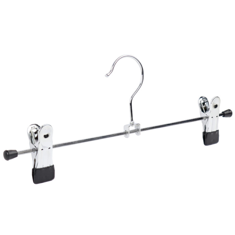 Multi-Functional Economic Metal Hanger with Clips for Pants Skirt and Trousers