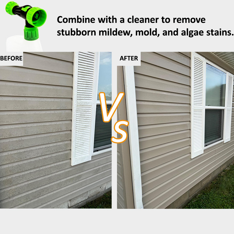 Plastic Hose-End Sprayer Long Distance Water Jet Sprayer Hose Water Spray Nozzle