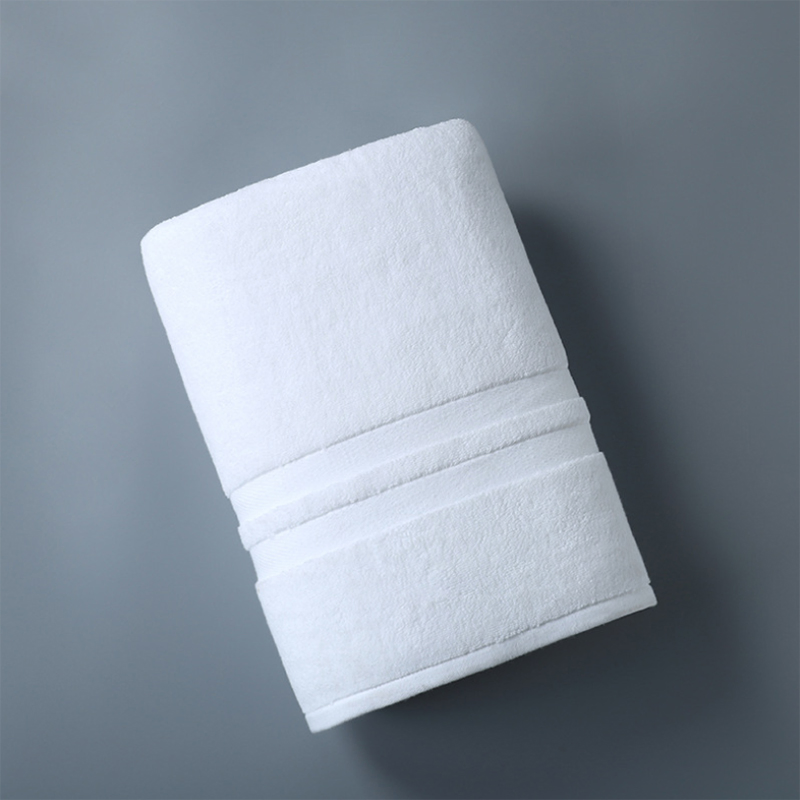 Premium White Terry Cotton Bath Towels for Hotel and SPA Use