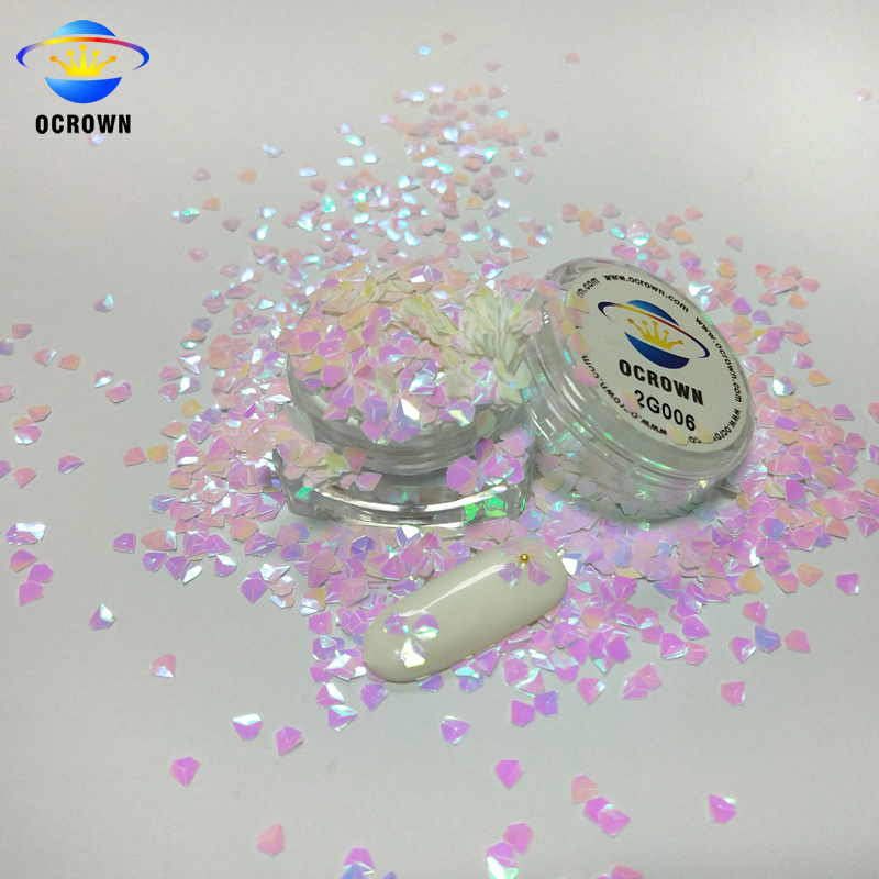 3D Diamond Shape Holographic Glitter/Bulk Glitter Decoration for Christmas