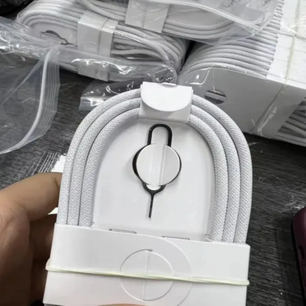 Factory Wholesale Pd60W Nylon Braided USB-C C to C Cable Fast Charging Type-C for IP16 Phone