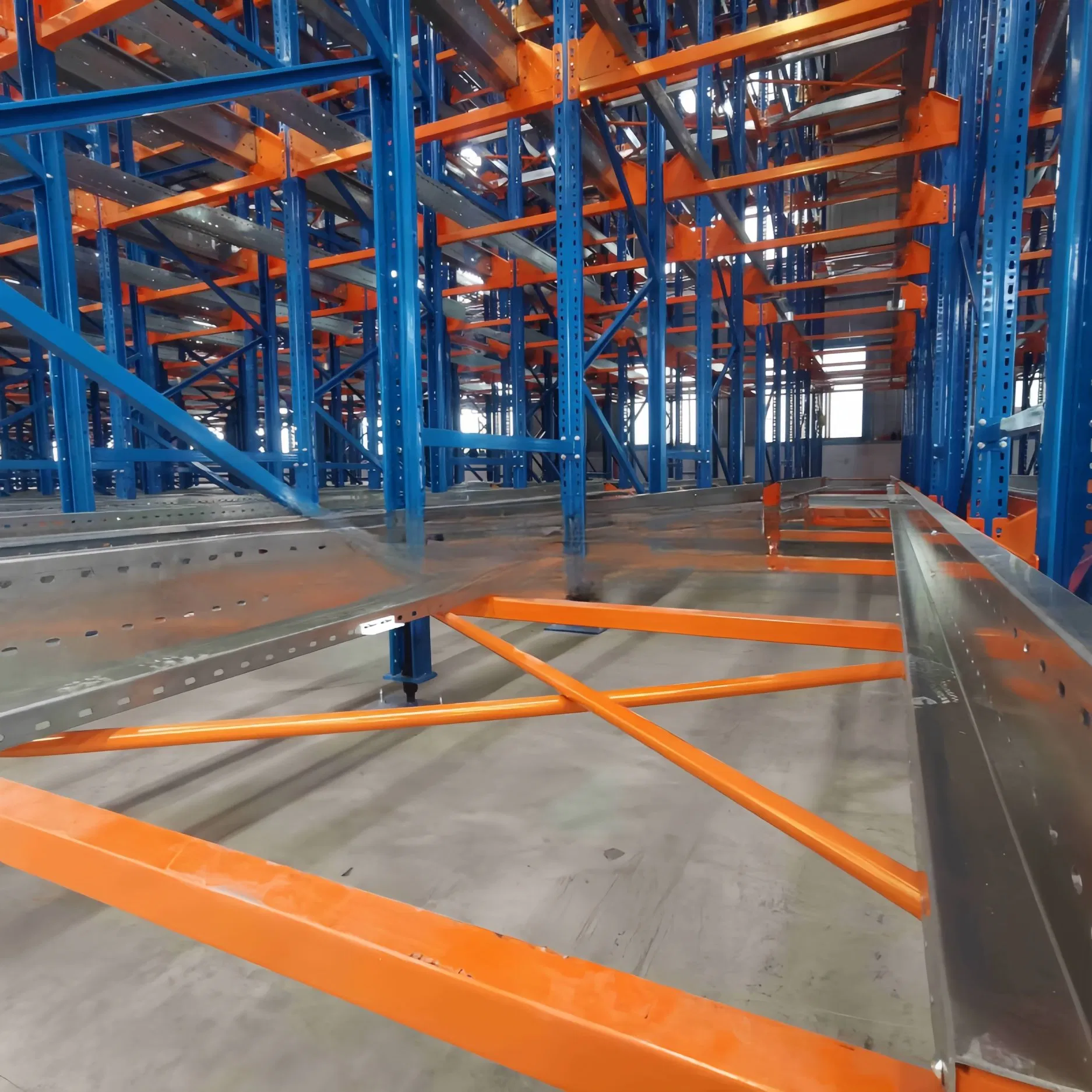 High Load Capacity Automatic Storage Rack Style Forshuttle Warehouse Storage Rack